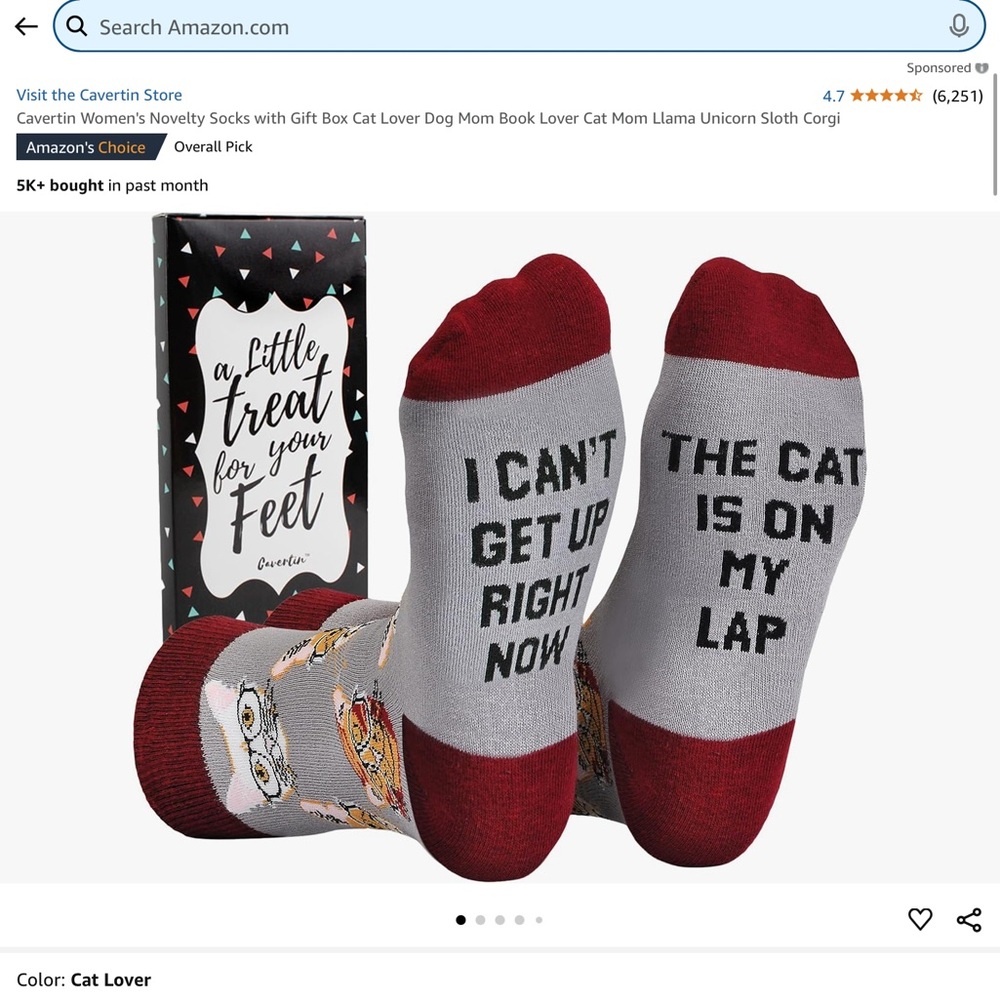 Funny cat socks